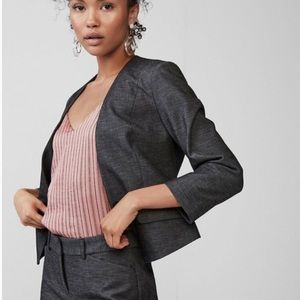 Express Gray Cutaway Blazer!